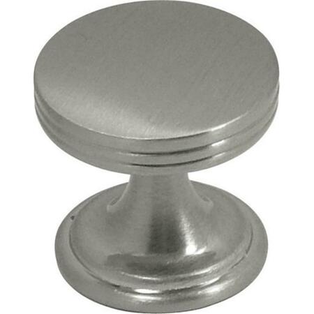 PIAZZA American Diner 1 in. Cabinet Knob, Satin Nickel PI312000